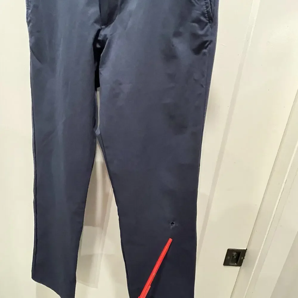 Crewcuts Boys Performance Chino Pants Size 10 Play Travel Comfort Navy Blue